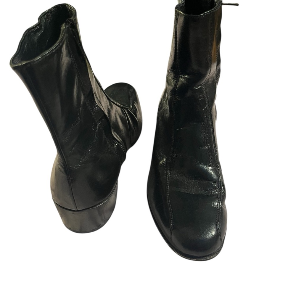Florsheim Duke Bicycle Toe Black Leather Ankle Boots size 7 1/2 mens - Picture 10 of 13